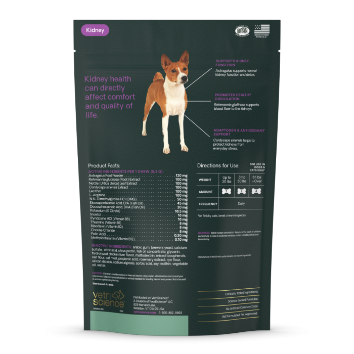 Veterinary Strength Kidney Health - Canine and Feline Formula (All Wei ...