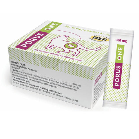 Porus One Kidney Support for Cats, 30 packets