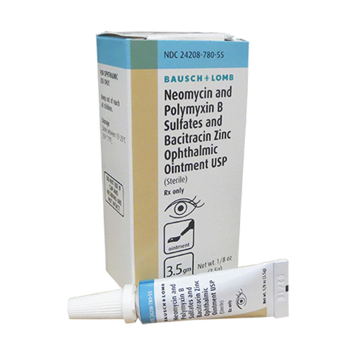 Neomycin/Polymyxin/Bacitracin Ophthalmic Ointment - Rx item for client ...