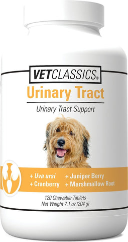 VetClassics Urinary Tract Chewable Tablets Dog Supplement, 120 count SALE! Limited quantity available
